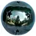 MCarr 12" Sphere W/Stars Falling Green