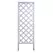 Panacea 72"H x 22"W Wood Diamond Framed Trellis White