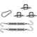 Coolaroo Tri Shade Sail Extreme Hardware Kit