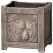 MCarr 3pc Square Bear Planter Set Wood Brown