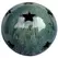 MCarr 10" Sphere W/Stars Navy Cream