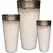 MCarr 15pc Tall Planter Pallet Gold Yellow Cream