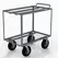 VRE Single Handle Shopper Push 22"X36" Cart 8" Flat Free Tire VRCTSHOPPER