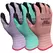BGC EcoMaster Foam Nitrile Palm Glove M Asst Colors Recy Poly Shell
