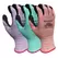 BGC EcoMaster Foam Nitrile Palm Glove XS Asst Colors Recy Poly Shell