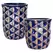 MCarr 30pc Tall Hexagon Planter Pallet Scraped Blue