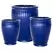 MCarr 15pc Tall Ribbed Planter Pallet Admiral Blue