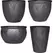MCarr 26pc Fronds Planter Pallet Matte Black