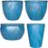 MCarr 26pc Fronds Planter Pallet Ultra Marine