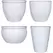 MCarr 26pc Fronds Planter Pallet White