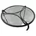 Plastec 8" Patio Stand Black with Saucer
