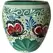 Talavera 12" Bella Especial Ovalo Pot Teal