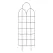 Panacea 72"x24" Black Offset Spires Trellis