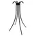 E-V Low Profile Gazing Globe Black Stand 25" H X 17" Wide