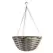 Gardener Select 14"' Round Mix Color Plastic Hanging Basket with Chain Hanger 24/CS