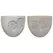 MCarr 24pc Light Cement Floral Mosaic Planter Pallet