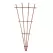 Panacea 72" Wood Fan Trellis Brown