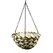 SuperMoss 14" Round Woven Hanging Basket Natural Snowbird