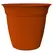 HC 16" Eclipse Planter with Saucer Clay Akro Mils