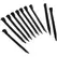 Master Mark Black Terrace Board Stakes 10pk