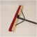 Organic Tool 24" Coarse Synthetic Push Broom with 60" Handle