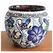 Bella Small Ovalo Blue Pot
