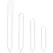 DPI 1000/5x5/8" Economy White Plastic Labels