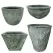MCarr 26PC Fern Planter Plt Antique Green Wash