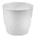 Deroma 6.3" Ariel Round Col White