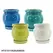MCarr 4PC 8" Cache Pot Set W/Saucers