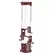 Natures Way 2.1qt Large Plastic Tube Seed Feeder Red
