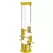 Natures Way 2.1qt Large Plastic Tube Thistle Feeder Yellow