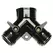 Rain Drip Y Conn Dual Shutoff