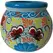 Talavera 11.5" Bella Especial Esfera Pot Lite Blue