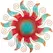 VCS 23" Swirl Sun With Glass
