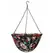 Gardener Select 12" Hanging Basket Black Red Fabric Coco Liner 6/CS