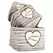 Gardener Select 3pc White Wood Square Flower Basket Planter 6/CS
