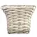 Gardener Select 7" Grey Wood Square Flower Basket Planter 6/CS
