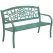 Innova Spring Leave Steel Bench Patina