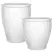MCarr 30pc Round Fern Planter Pallet White