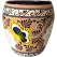 Talavera 11"Hx9.5"W Bella Especial Ovalo Pot Natural