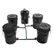 GROW1 Deep Water Culture 4 Bucket + Reservoir Complete Kit