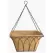Austram 14" Lotus Square Hang Basket with Chain