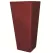Tusco 26" Cosmo Tall Square Planter Oxblood
