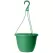 Grower Select 13.00 Everest Hanging Basket, With 22in Hanger, Green, 64 per Case, 12.99n OD x 7.48in H, 2.8 Gallon