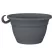 HC 12" Eclipse Round Hanging Basket Warm Gray