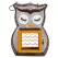 Heath Owl Dual Feeder