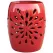 MCarr 19" Starburst Garden Stool Red