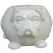 MCarr 15" Bulldog Planter Light Cream