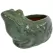 MCarr 13.4" Frog Planter Falling Green